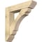 Ekena Millwork Olympic Slat Rough Sawn Bracket w/ Offset Brace, Douglas Fir, 8"W x 36"D x 36"H BKT0806X36X36OLY06RDF - alternate 1